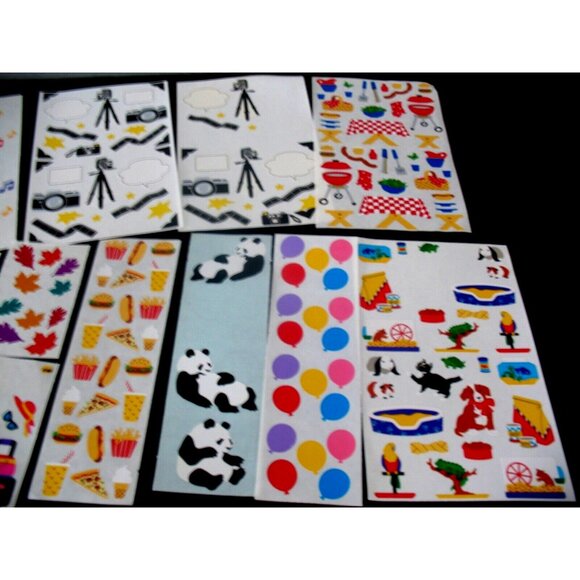 Mrs. Grossman Lot Stickers, 8 block, 23 modules Panda, Vines, Halloween, Pets - Picture 4 of 6